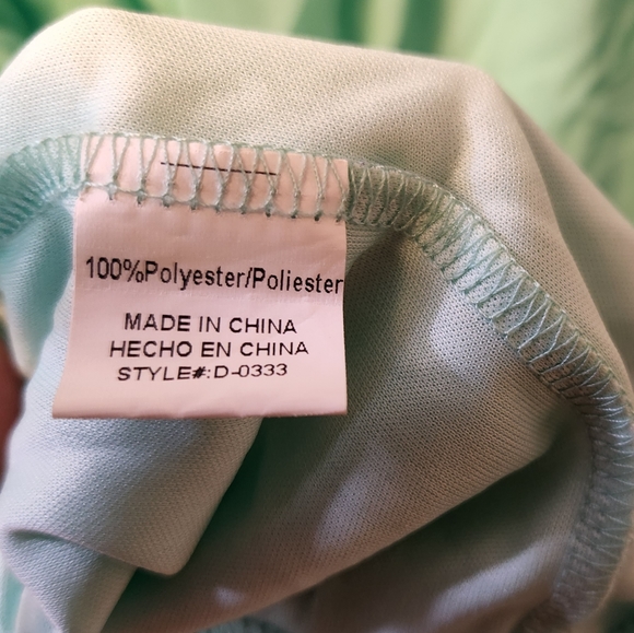 🥂 Mint Gold Sequin Halter Mini Party Dress L ✨ - Picture 7 of 8